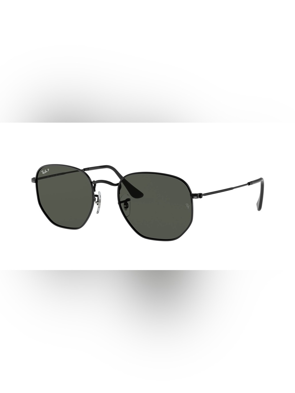 Ray-Ban UNISEX Metal Sunglasses - Black Frame with Green Lenses